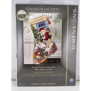 Dimensions Gold Collection Counted Cross‎ Stitch Kit Sweet Dreams Stocking 8740